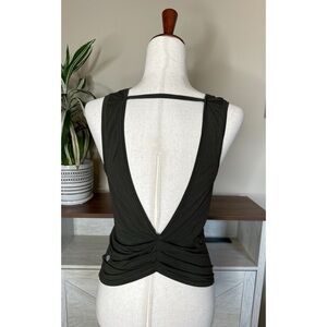 Lululemon Deep Stretch Tank Dark Olive Size 4